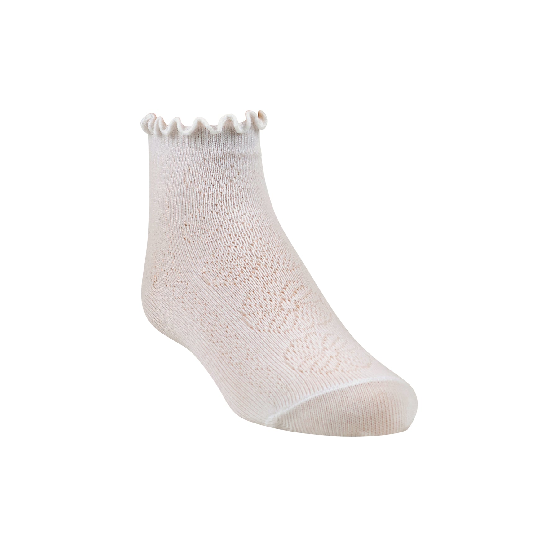 Front Flower Texture Ankle