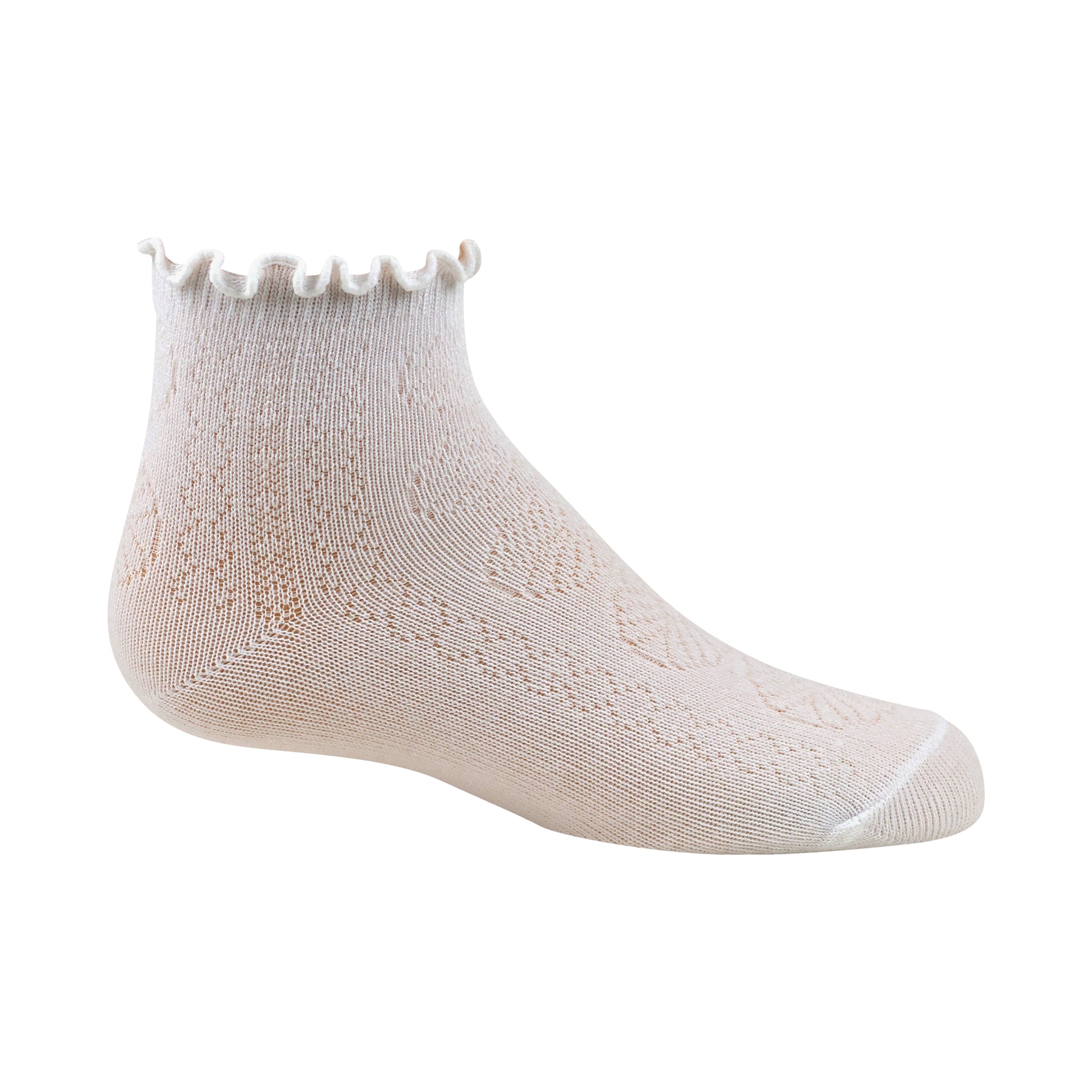 Front Flower Texture Ankle
