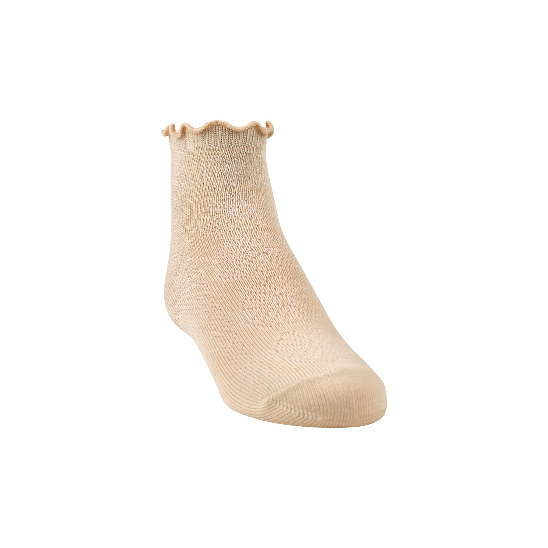 Front Flower Texture Ankle