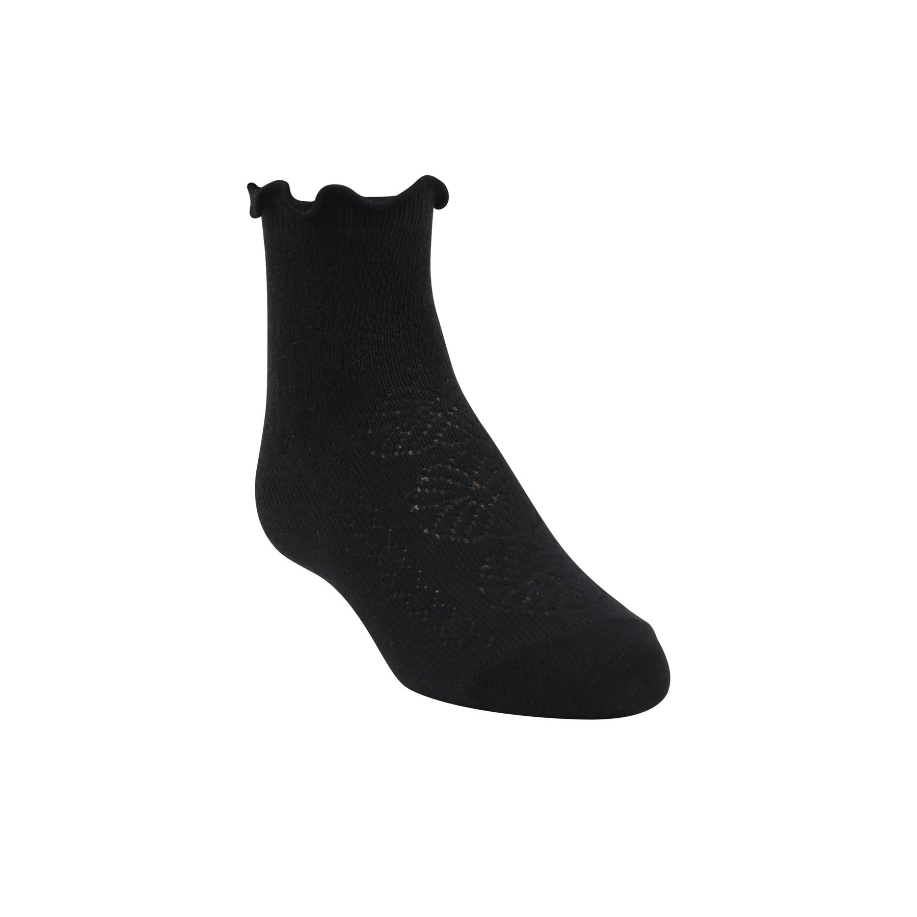 Front Flower Texture Ankle