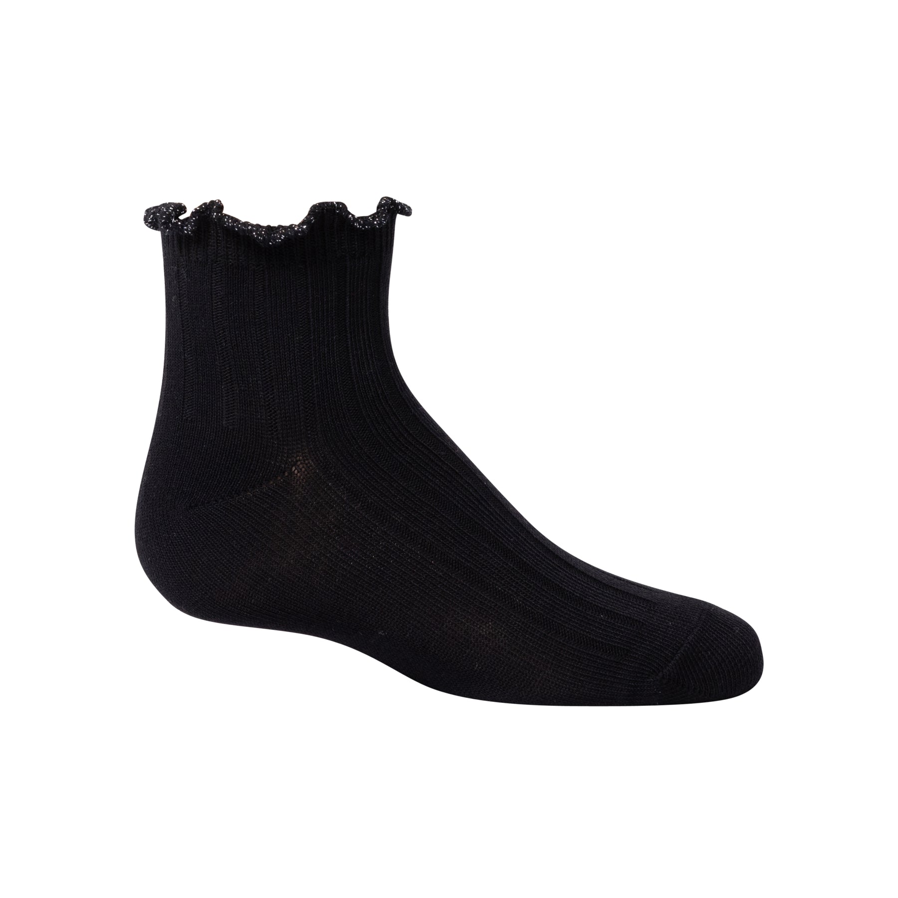 Contrast Scalloped Edge Ankle