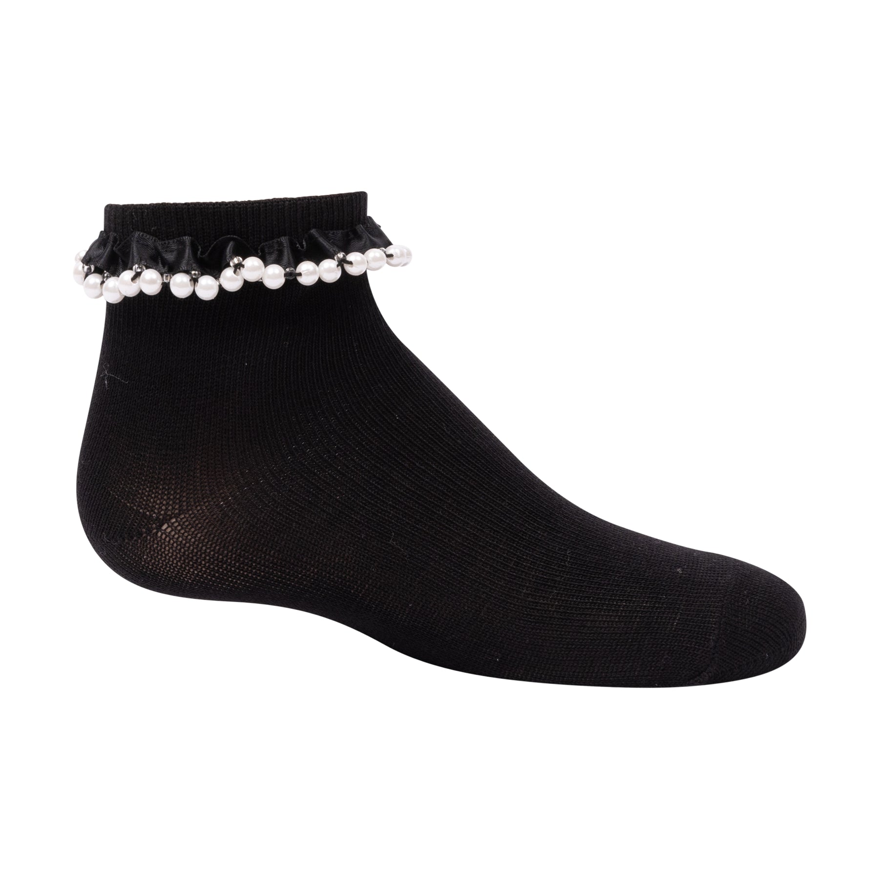 Pearl Ruffle Ankle
