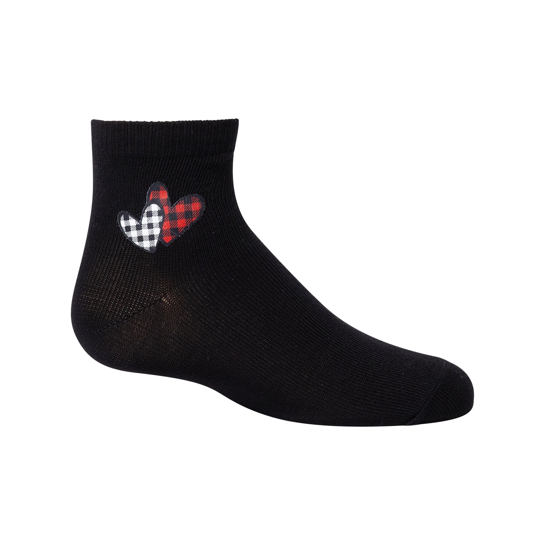 Checkered Heart Ankle