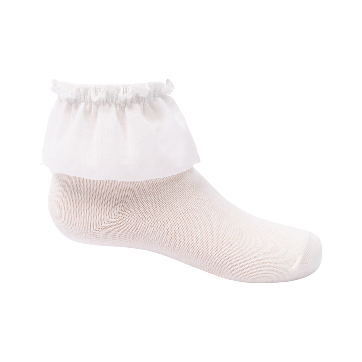 Sheer Bubble Ruffle