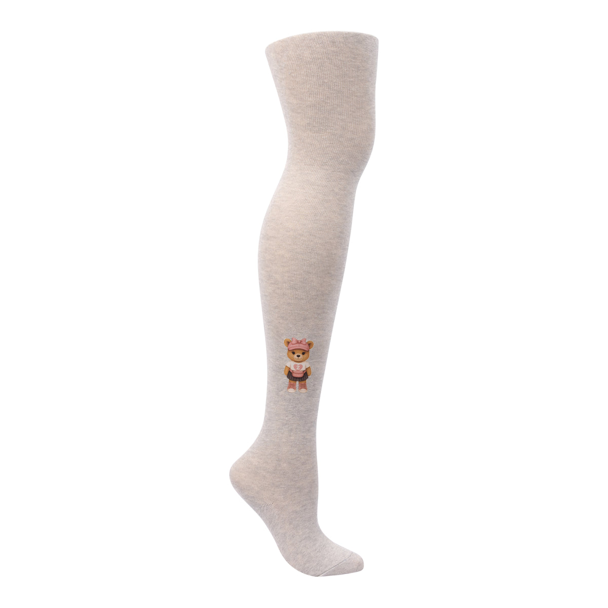 Printed Girl Bear Tights