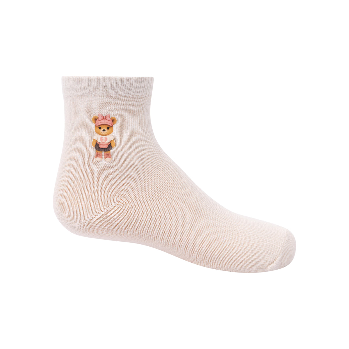 Printed Girl Bear Ankle