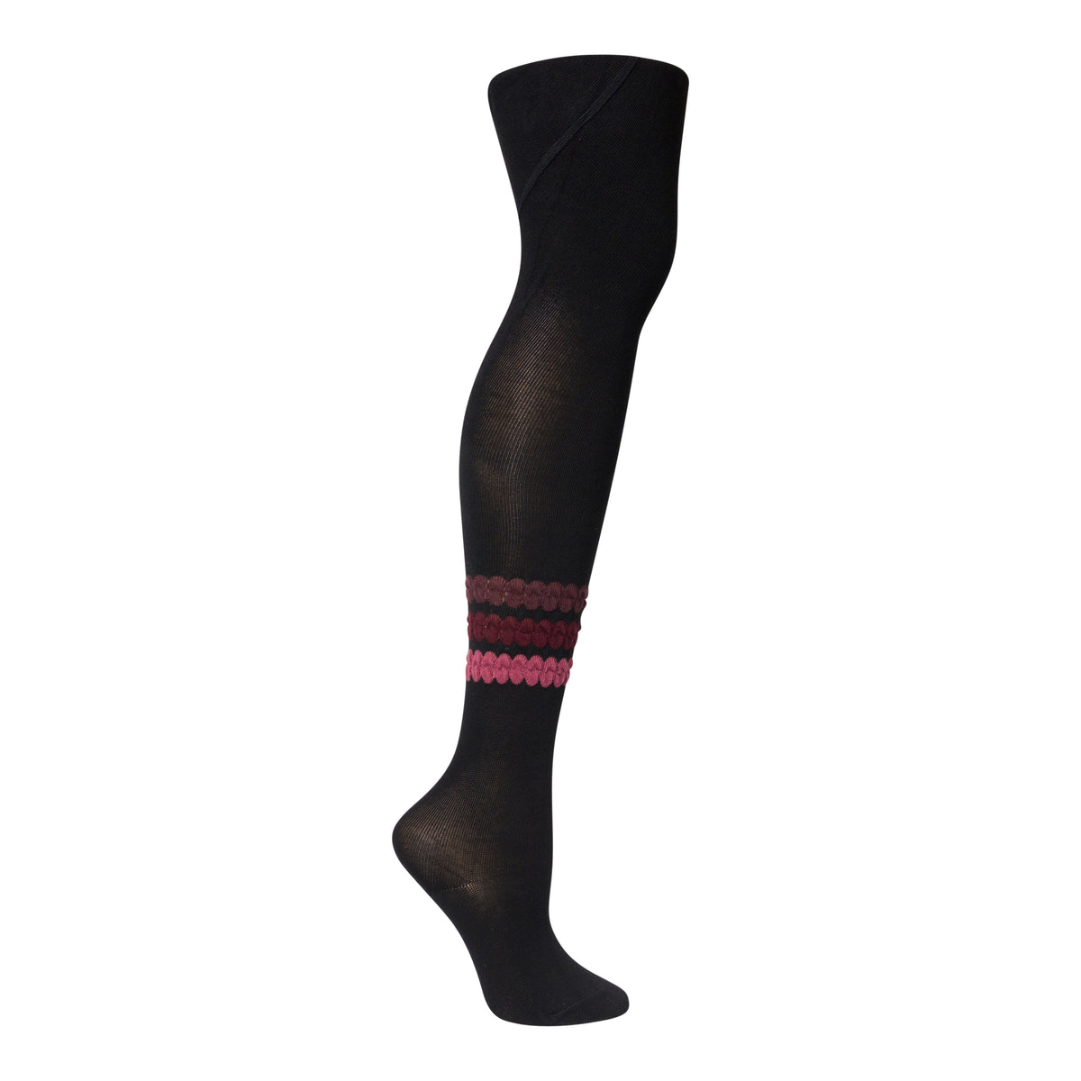 Multi Color Bubble Stripe Tights