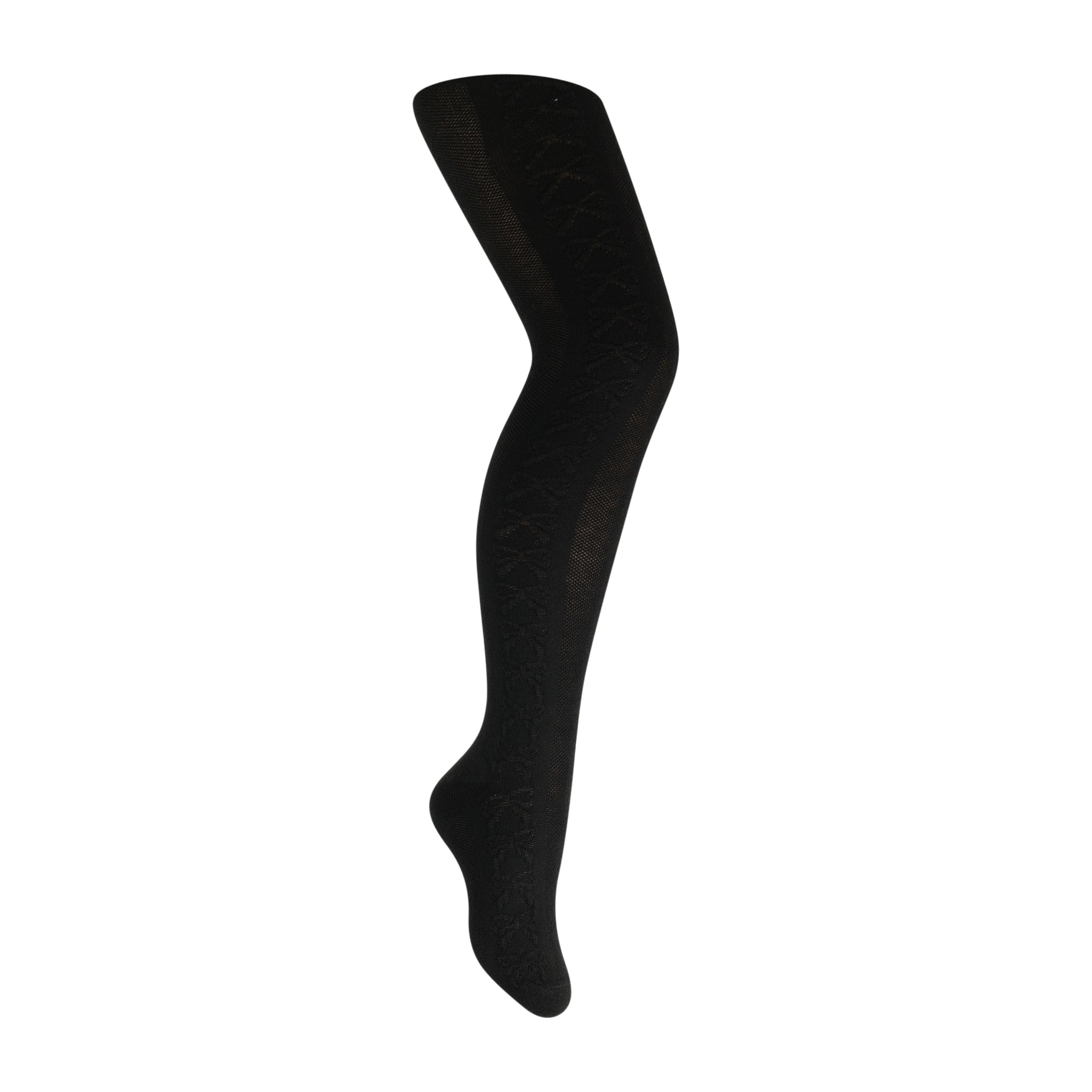 Textured Heart/Bow Tights