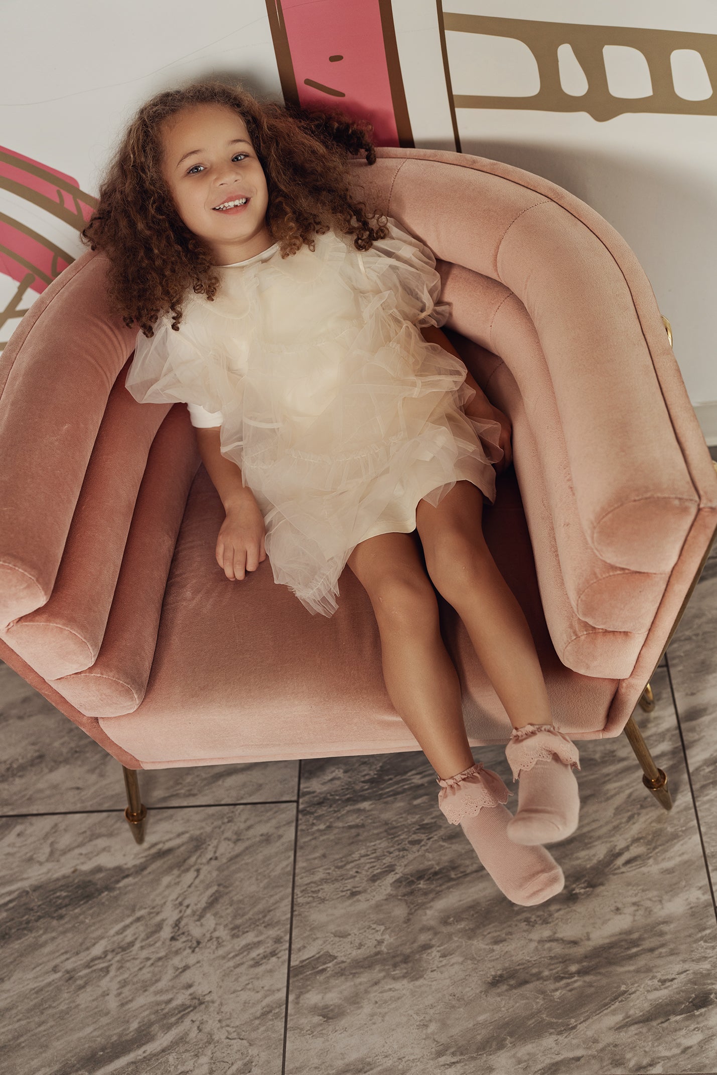 Eyelet Ruffle Ankle