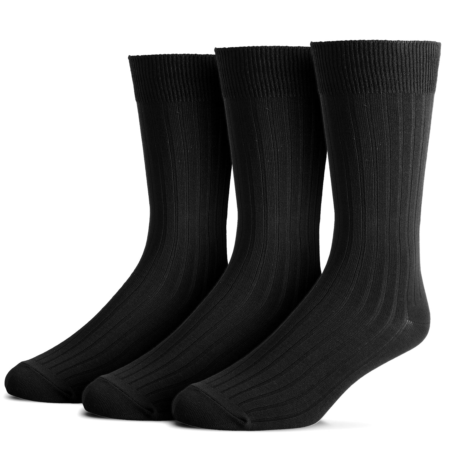 Mens Bamboo Ribbed 3 Pack