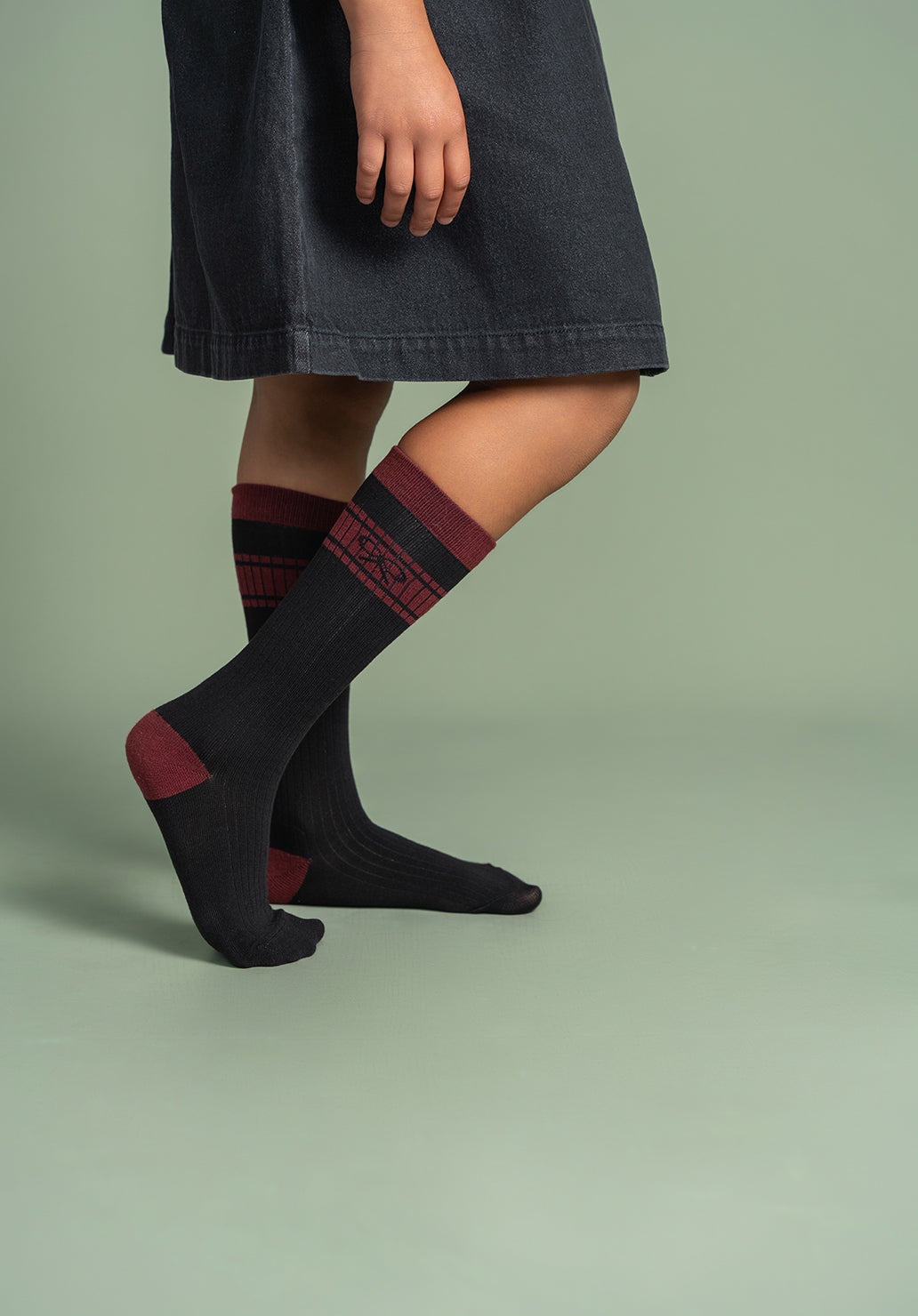 Bow Sport Stripe Tights