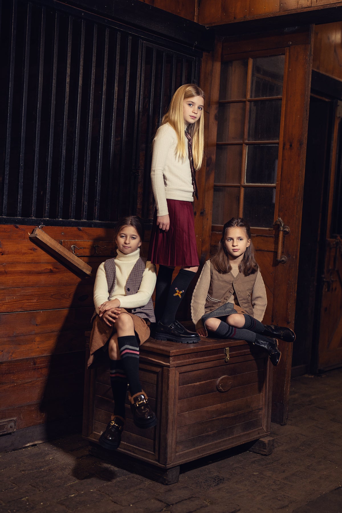 Angular Stripe Sport Tights