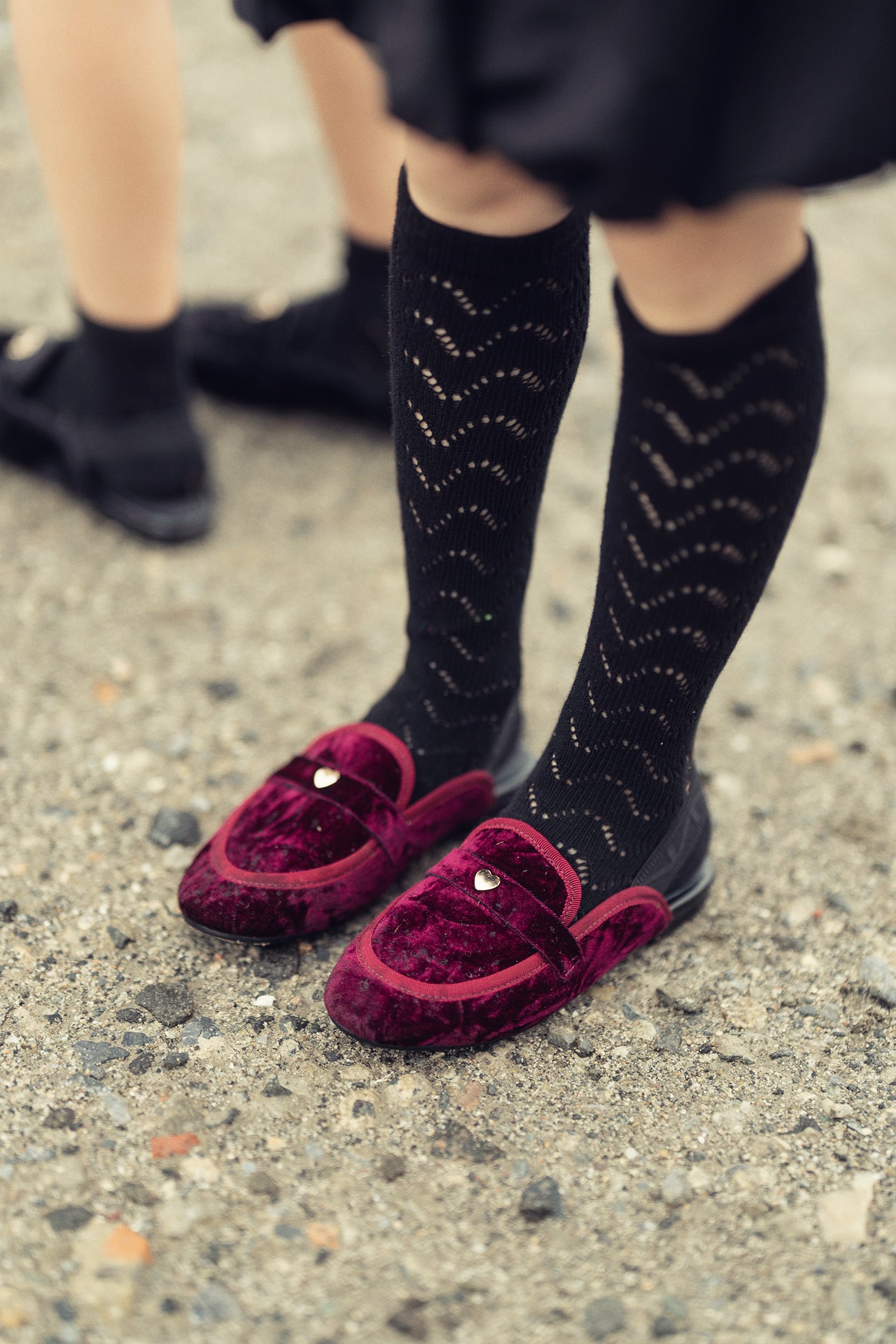 Crochet Wave Texture Knee