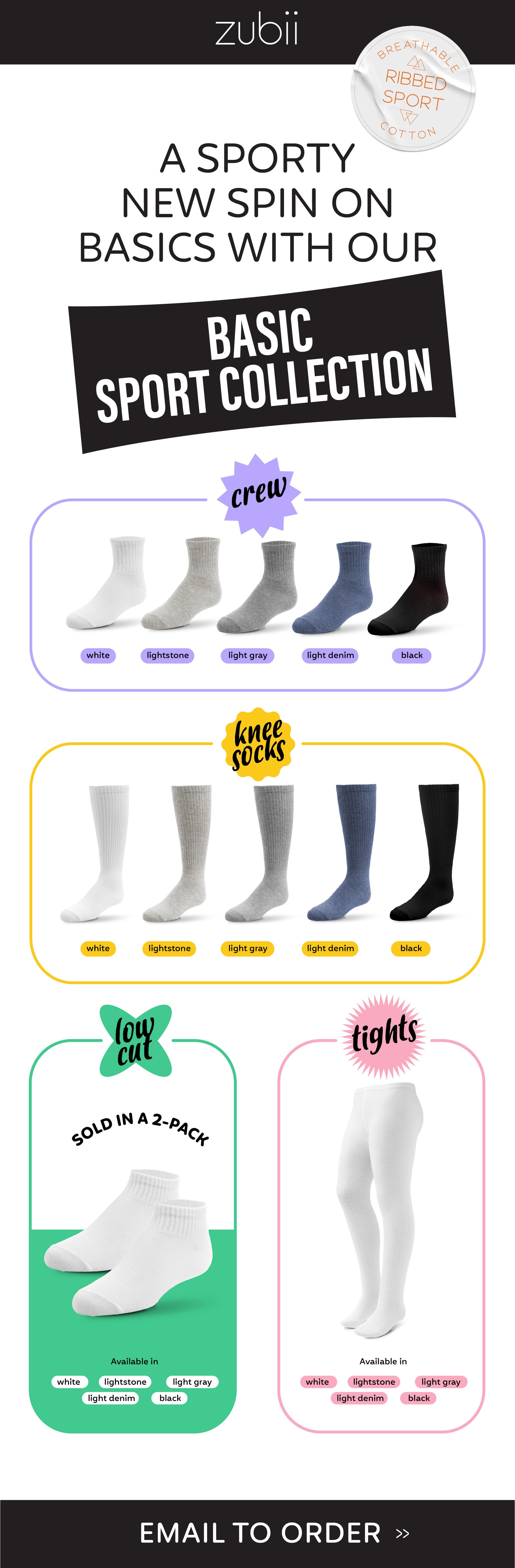 Basic Sport Low-Cut Crew 2-Pack