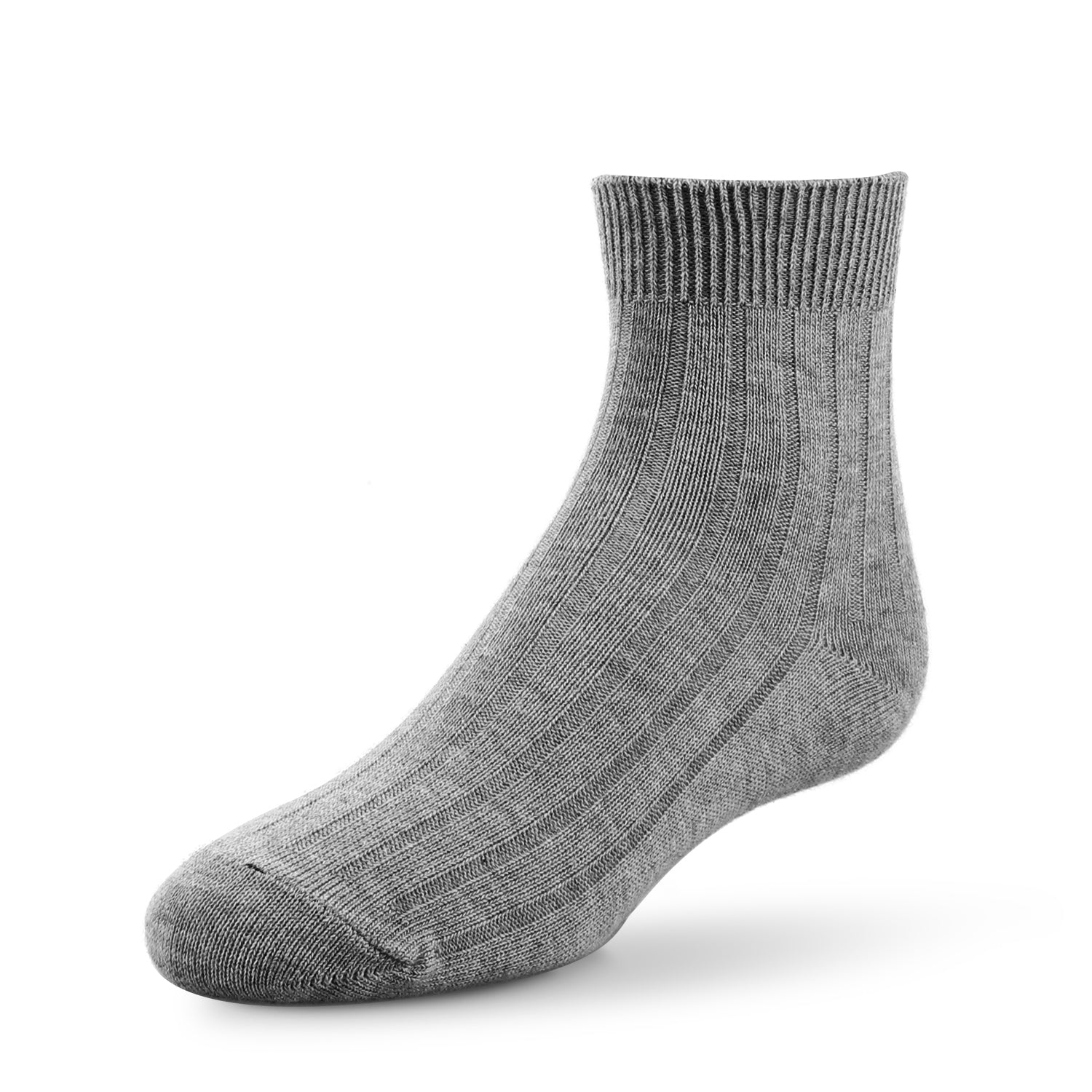 Ribbed Crew Socks