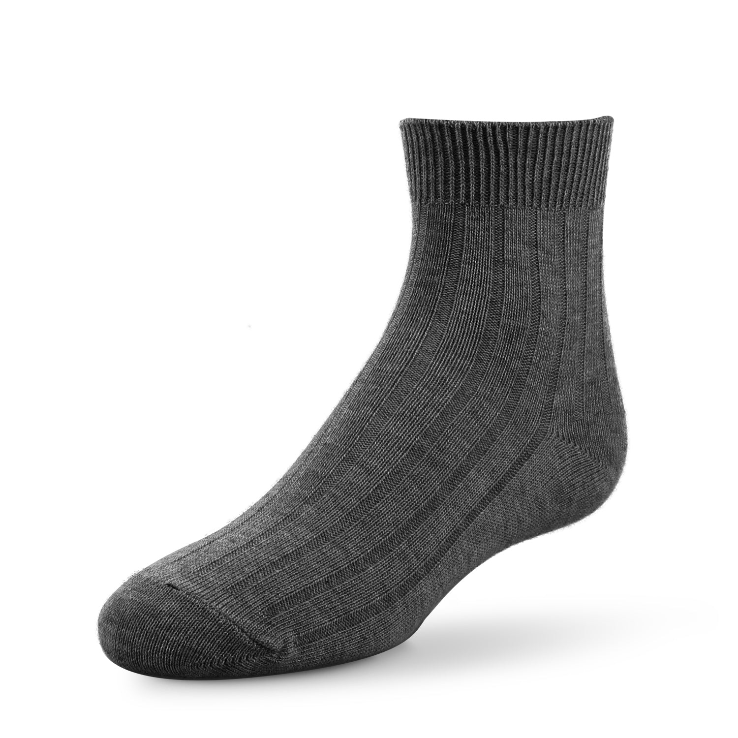 Ribbed Crew Socks