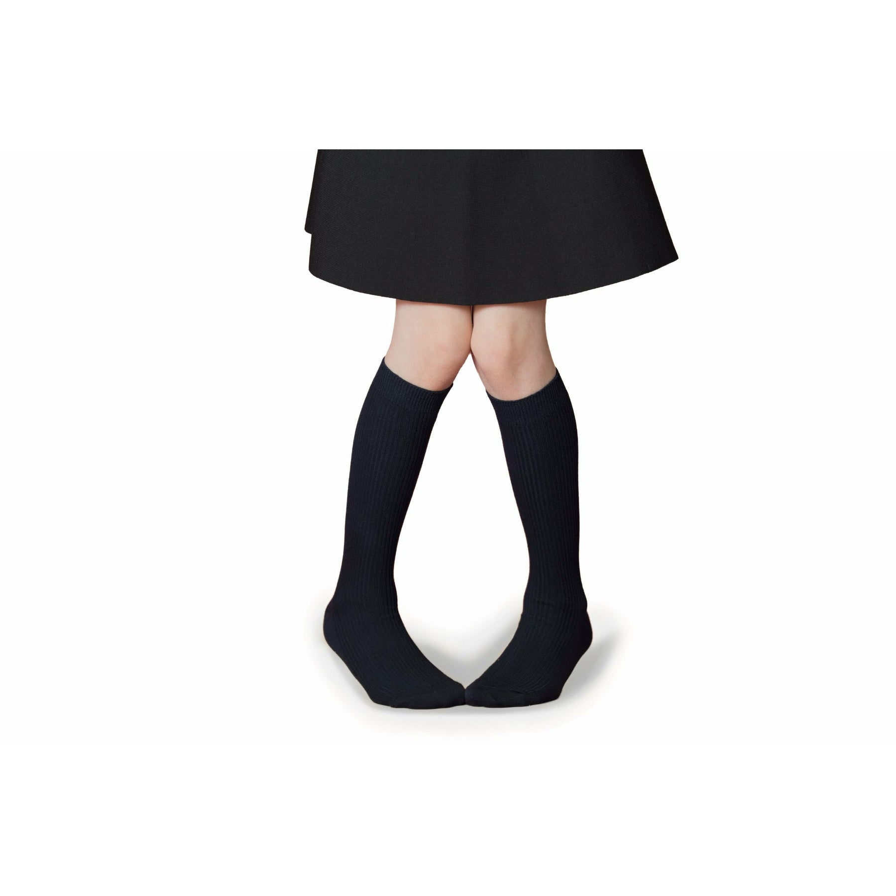 Thin Ribbed Knee Socks