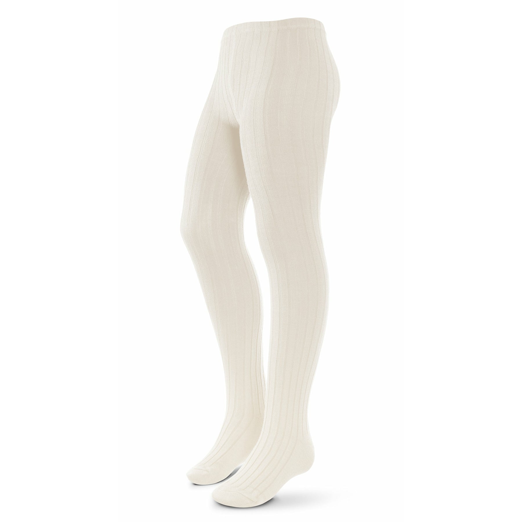 Cotton Ribbed Tights