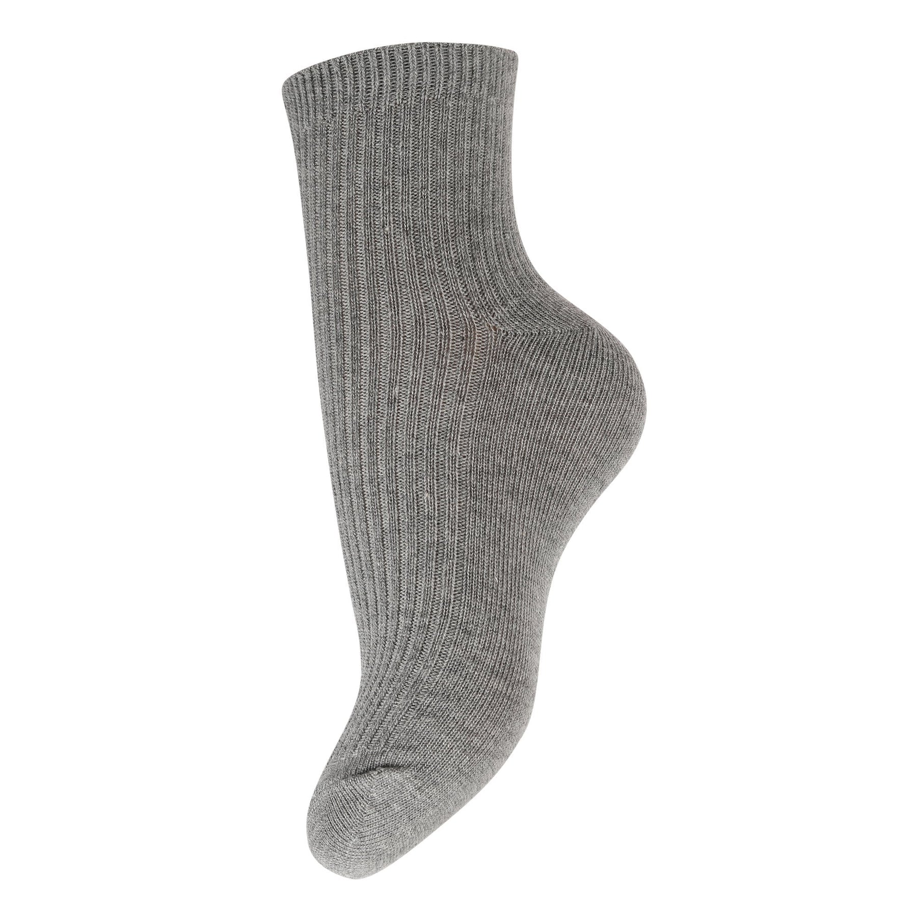 Thin Ribbed Crew Sock