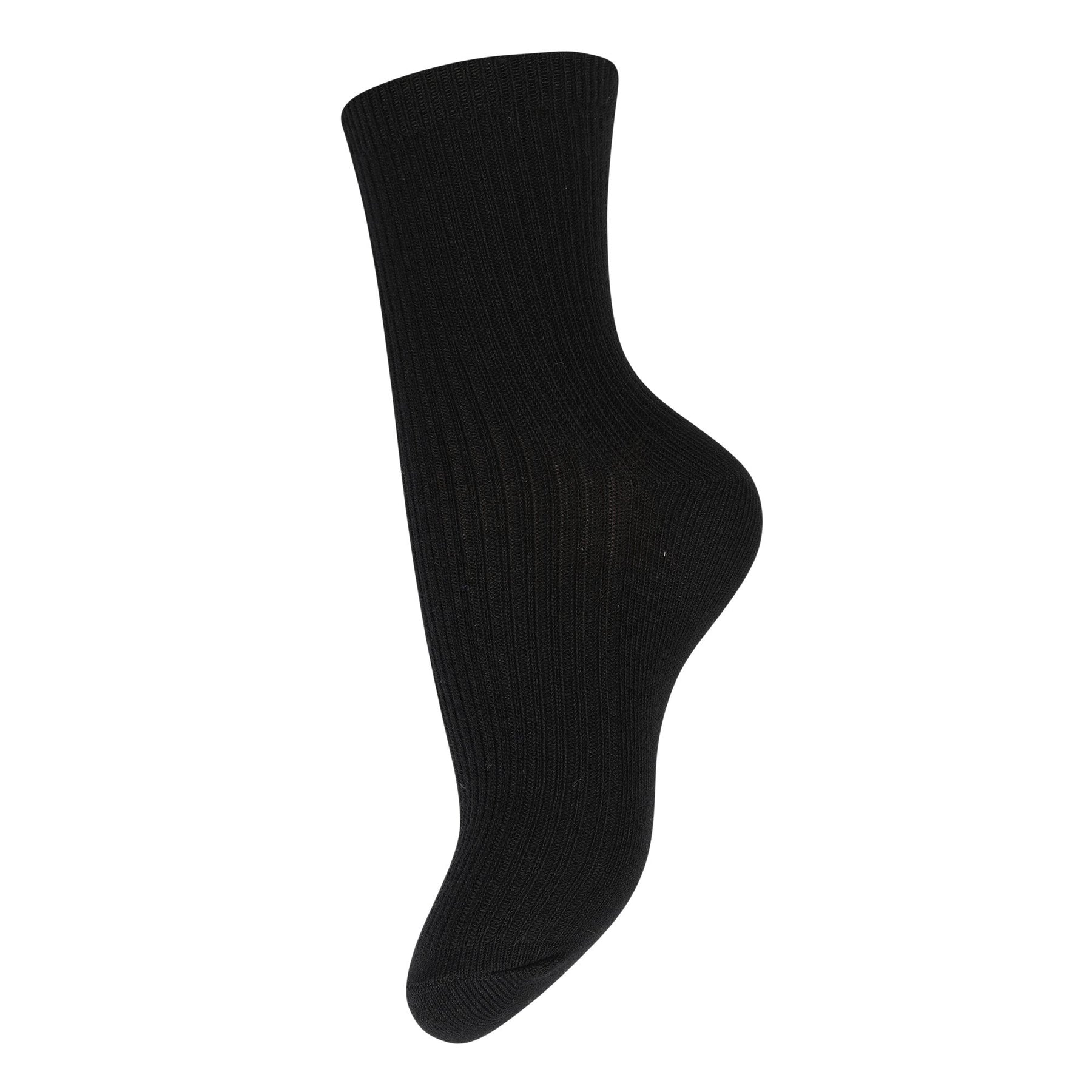 Thin Ribbed Crew Sock