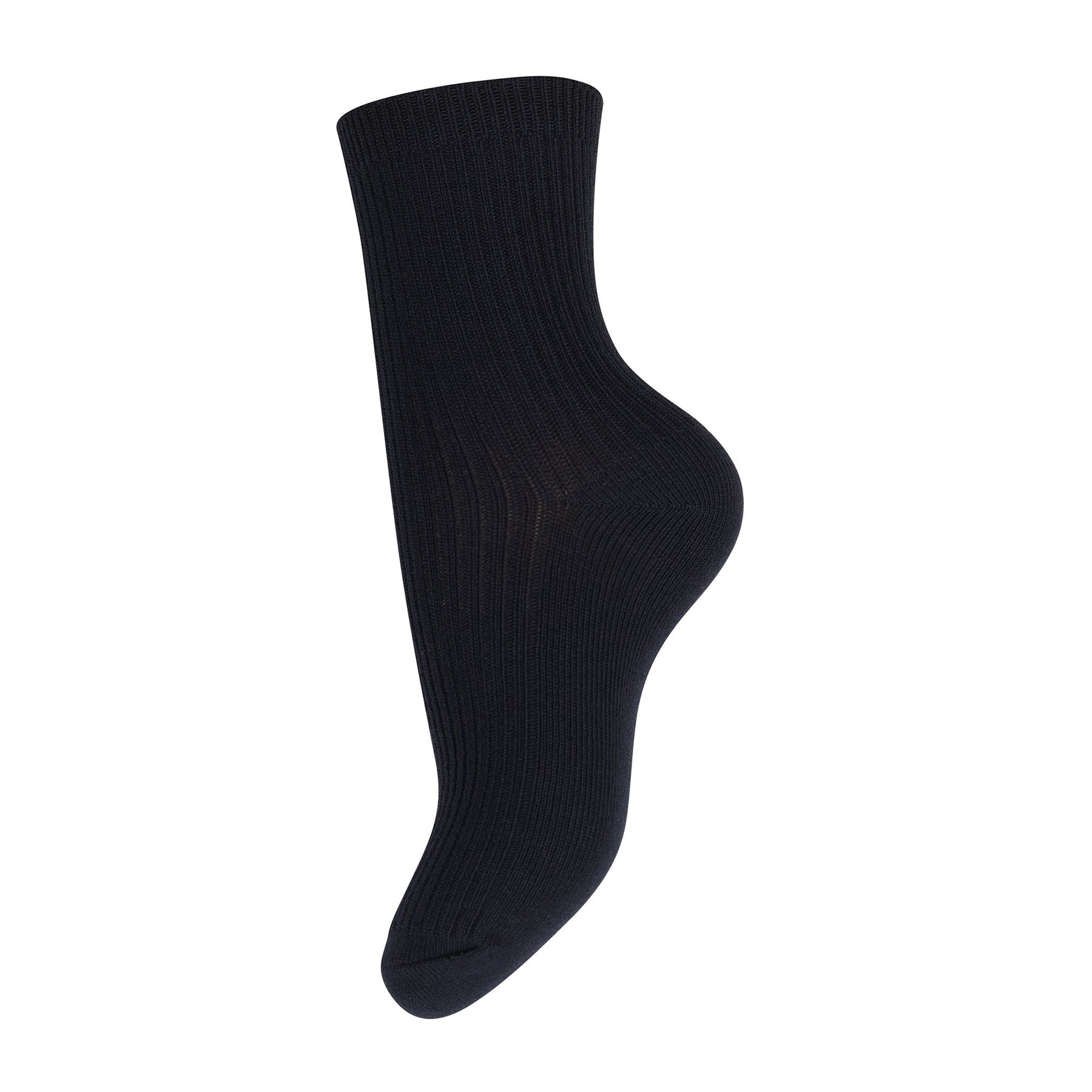 Thin Ribbed Crew Sock