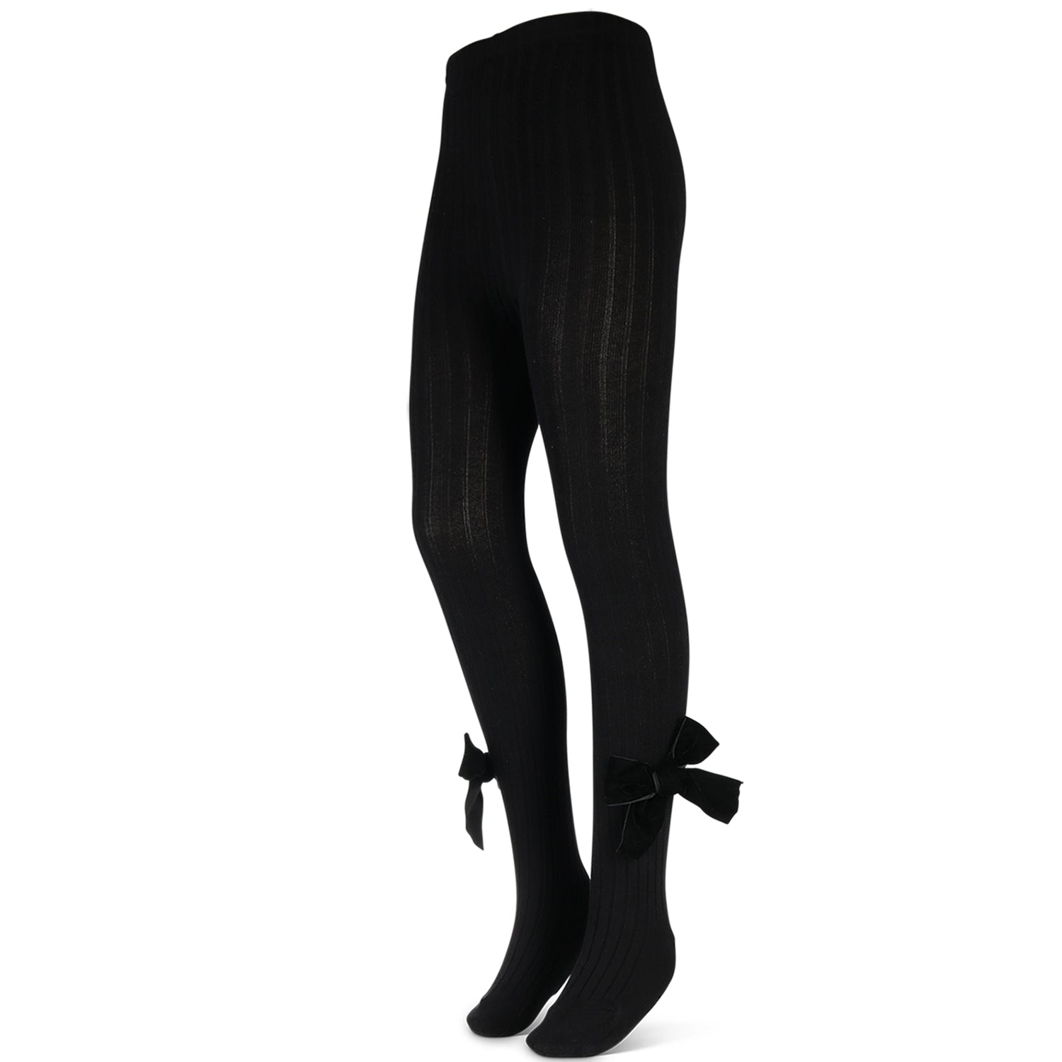 Velvet Bow Tights