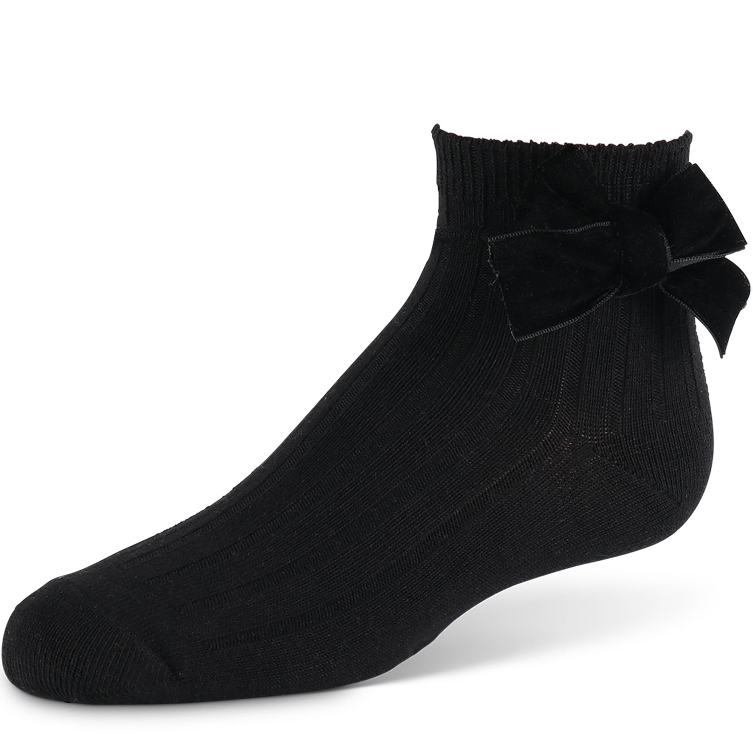 Velvet Bow Ankle