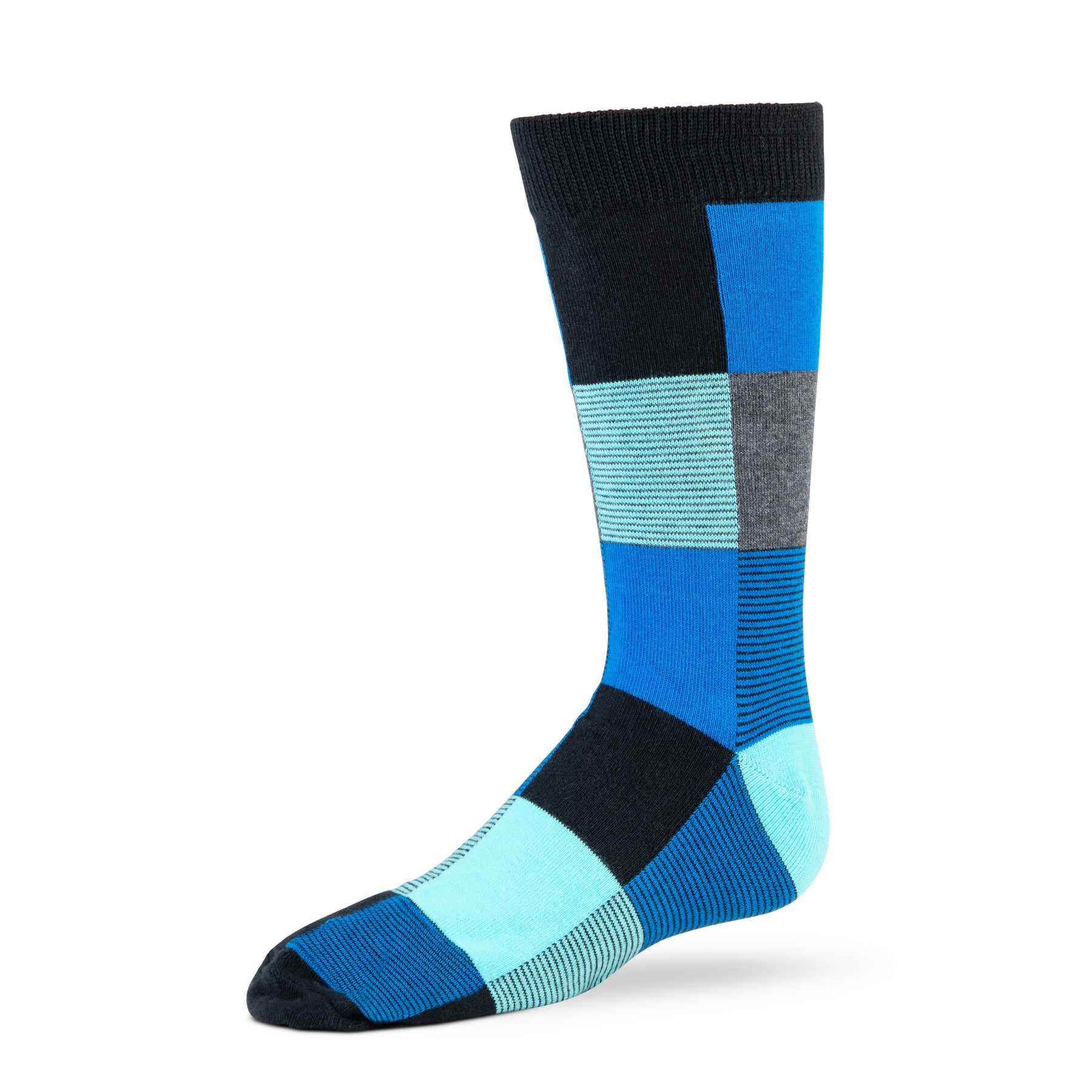 Mixed Square/Stripe Socks