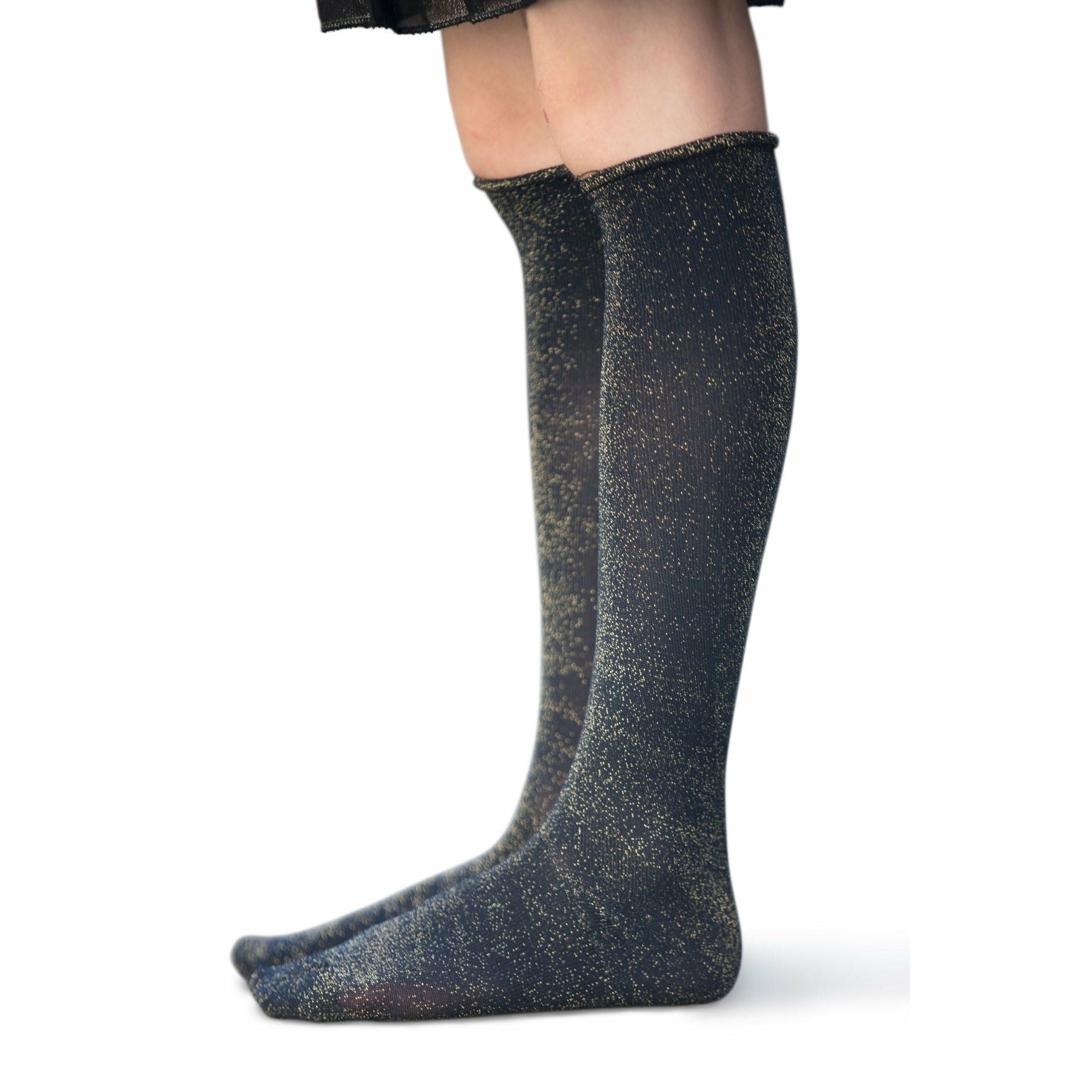 Metallic Knee Sock