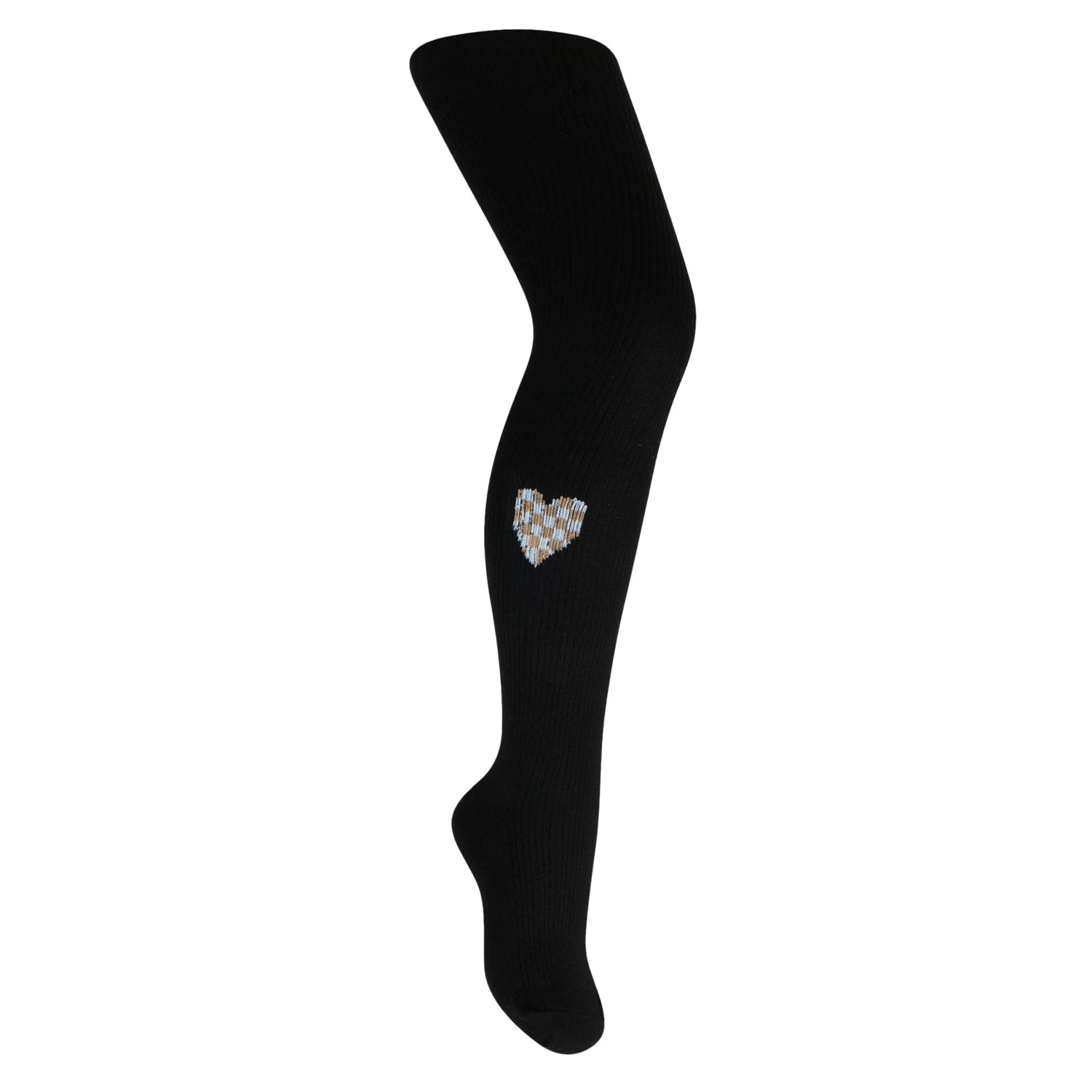 Checkered Heart Tights