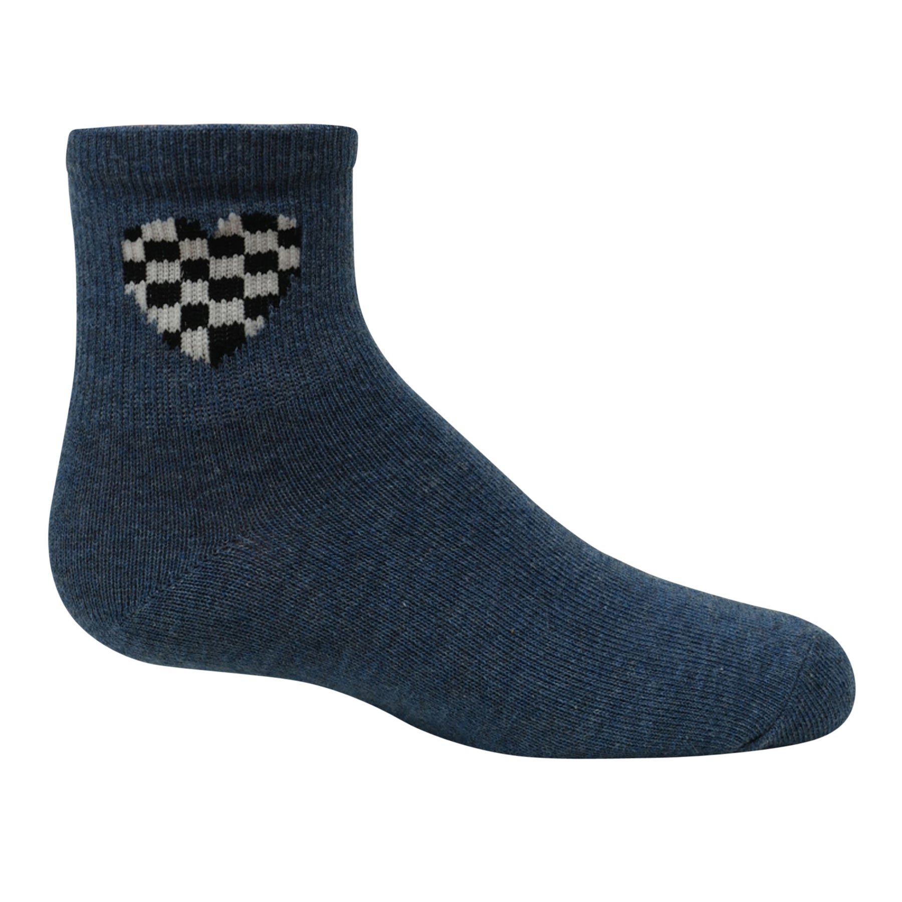 Checkered Heart Ankle