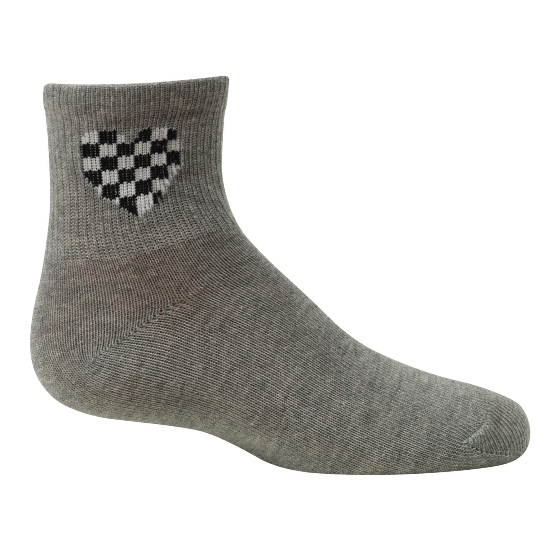 Checkered Heart Ankle