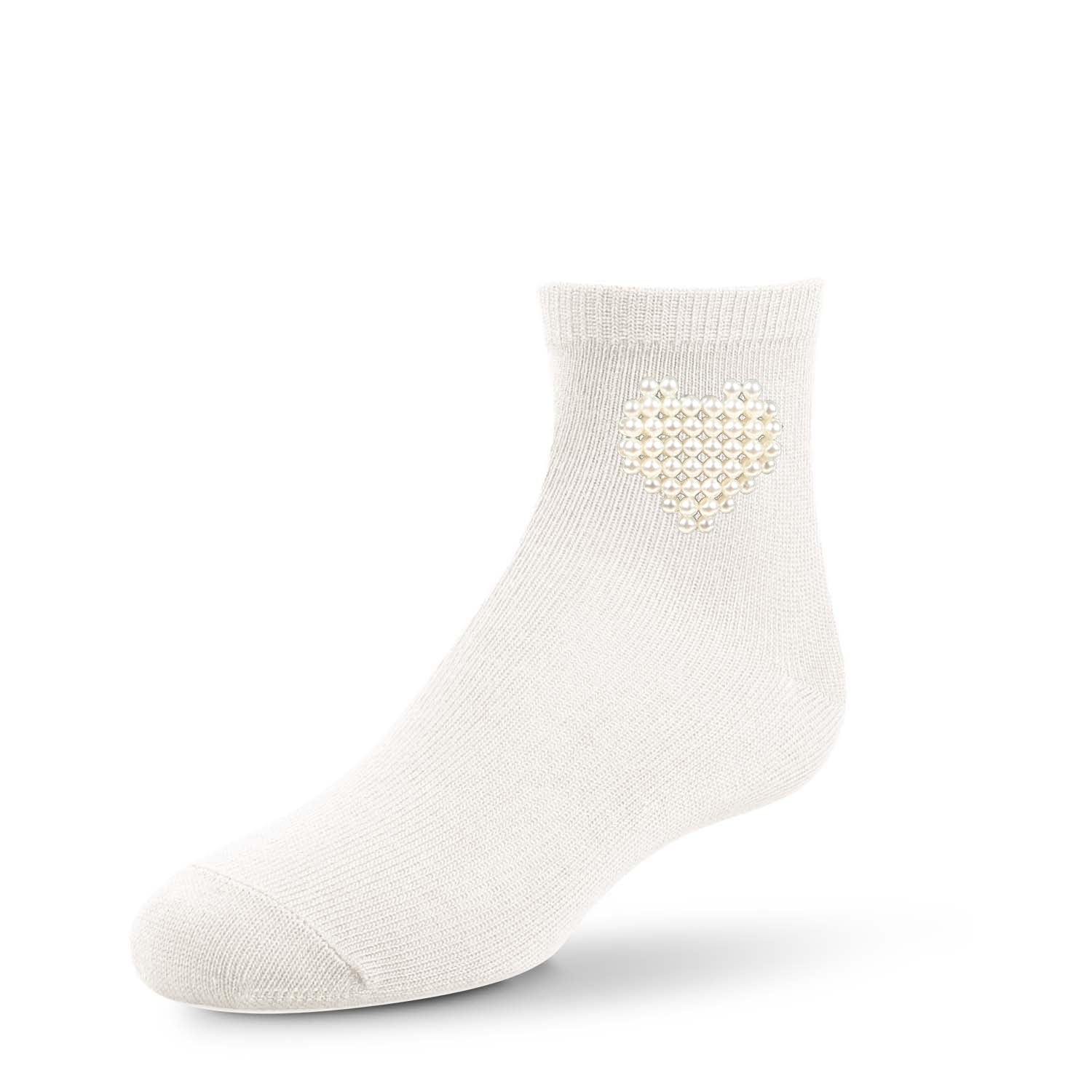 Pearl Heart Ankle