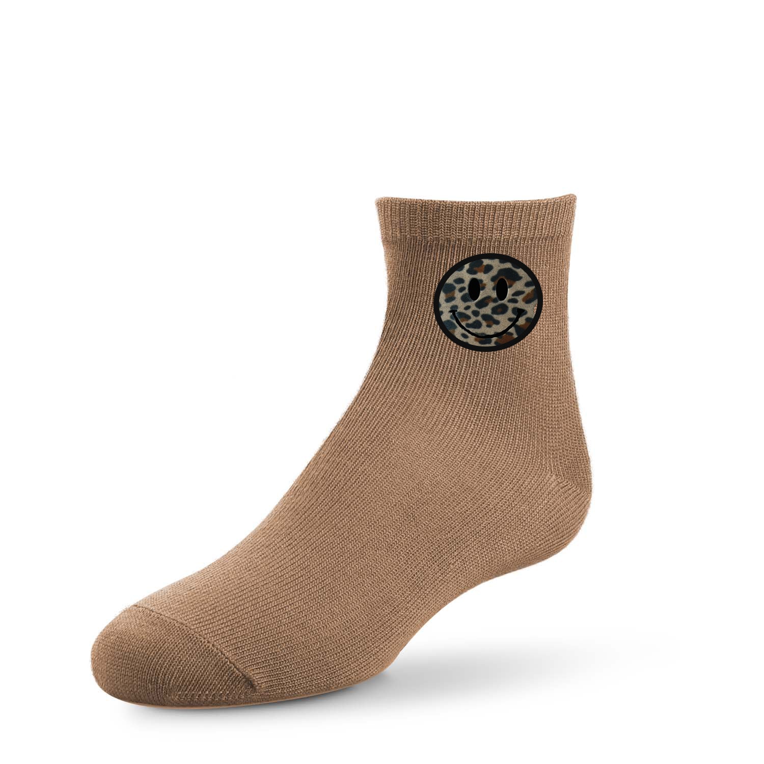 Leopard Smiley Ankle