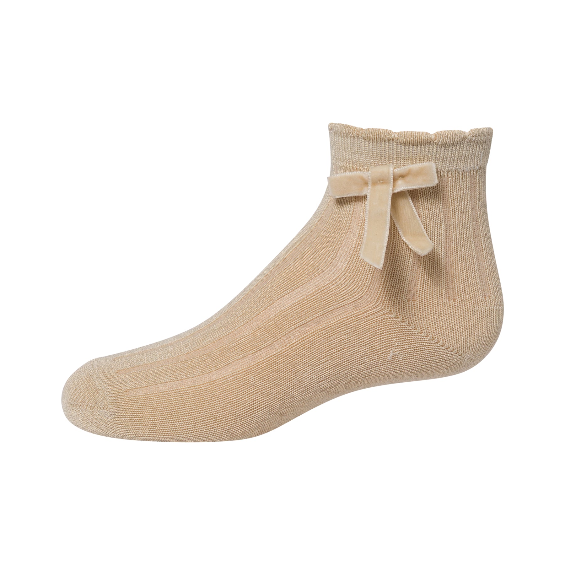 Classic Velvet Bow Ankle