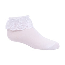 Lace Ruffle Ankle