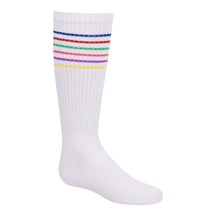 Thin Colorful Stripes Knee