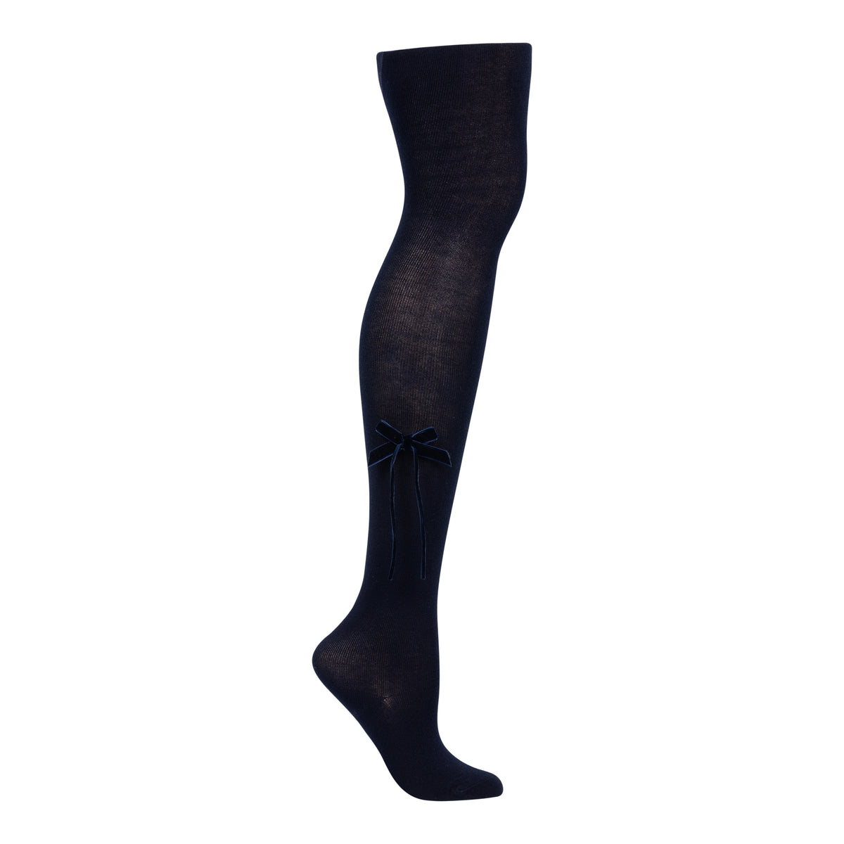 Thin Velvet Bow Tights