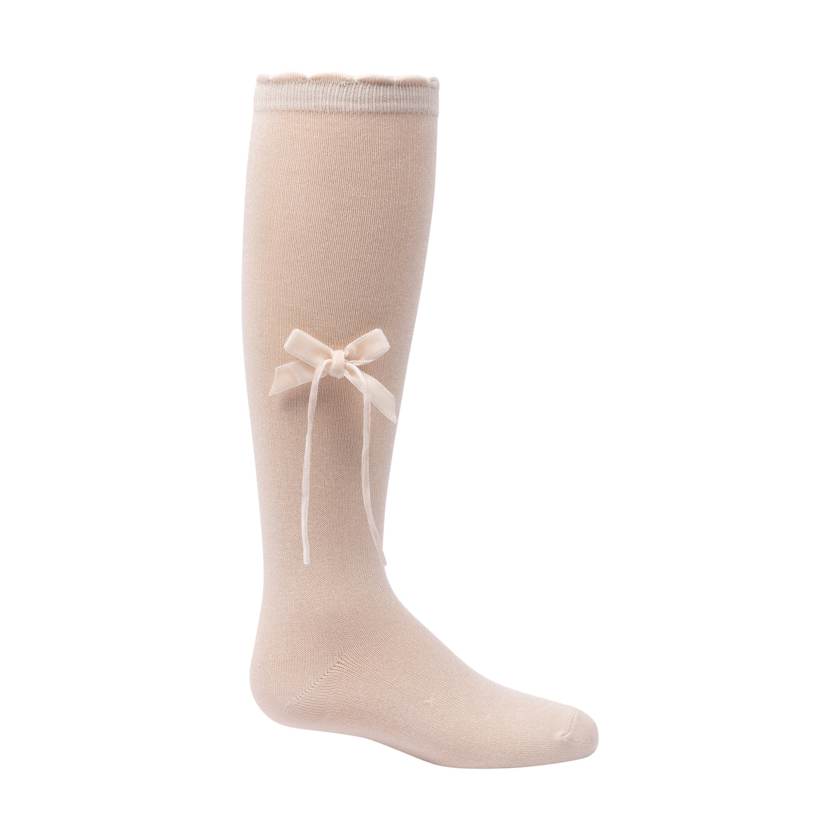 Thin Velvet Bow Knee
