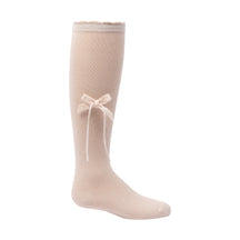 Thin Velvet Bow Knee