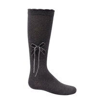 Thin Velvet Bow Knee