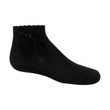 Thin Velvet Bow Ankle