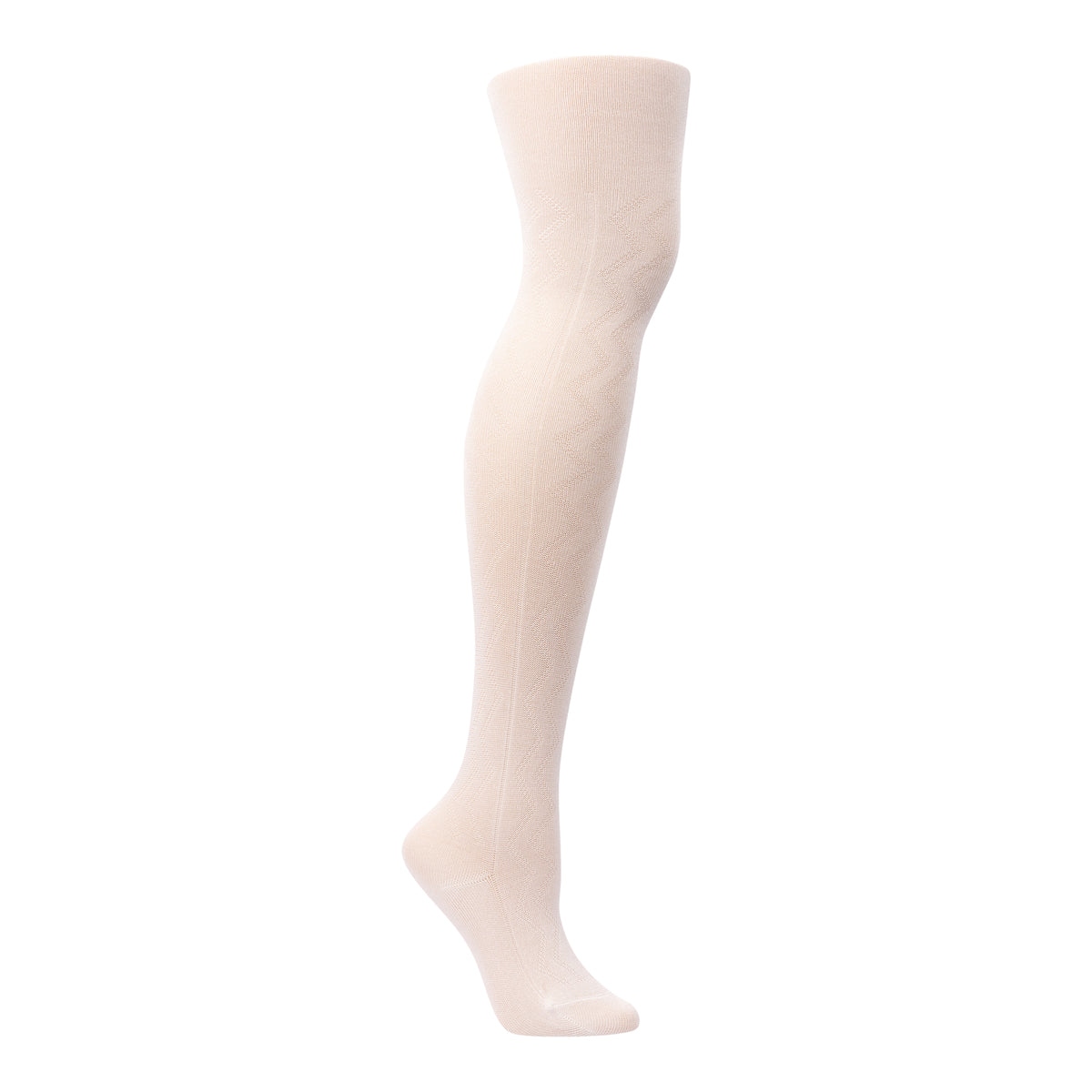 Zig Zag Modal Textured Tights