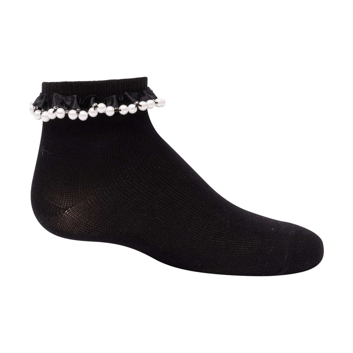 Pearl Ruffle Ankle