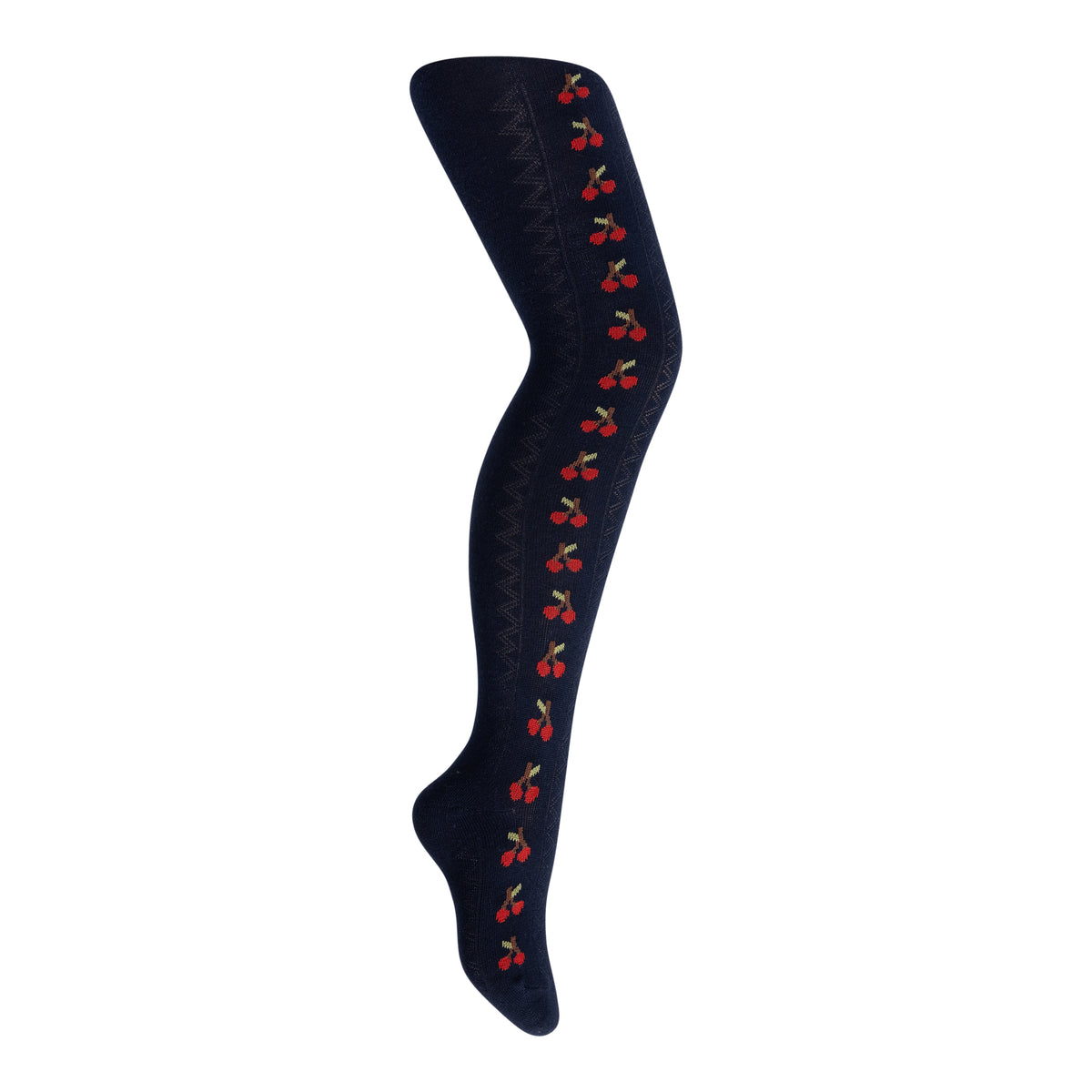 Cherry Texture Tights