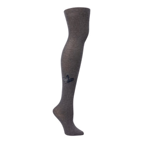 Checkered Heart Tights