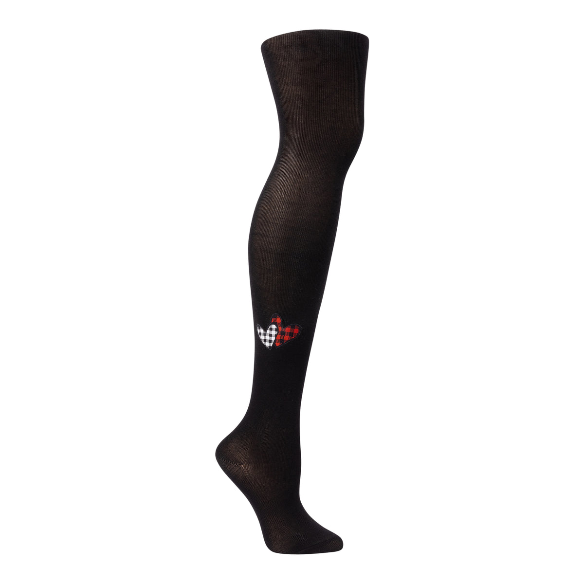 Checkered Heart Tights
