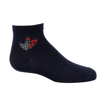 Checkered Heart Ankle