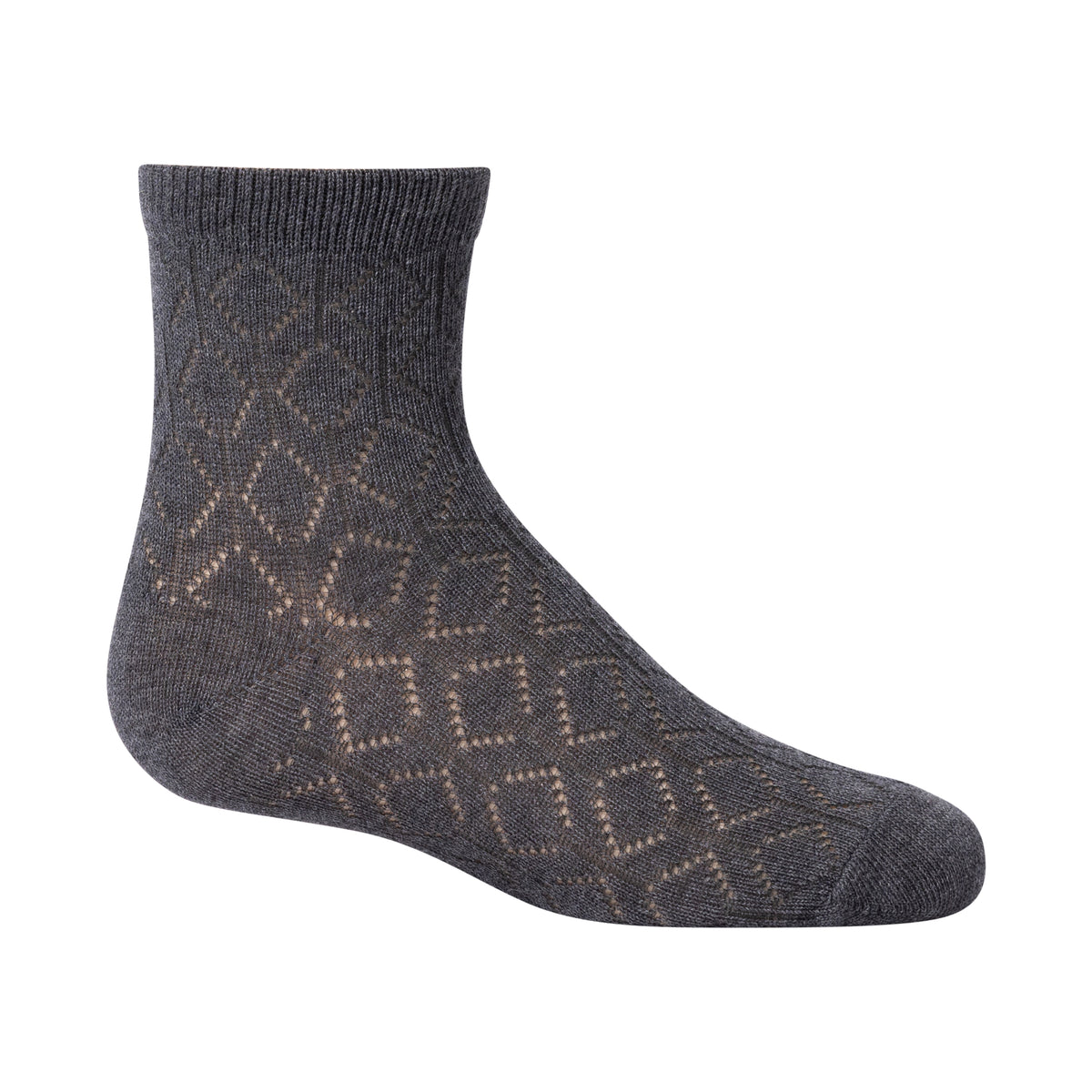 Modal Diamond Texture Ankle