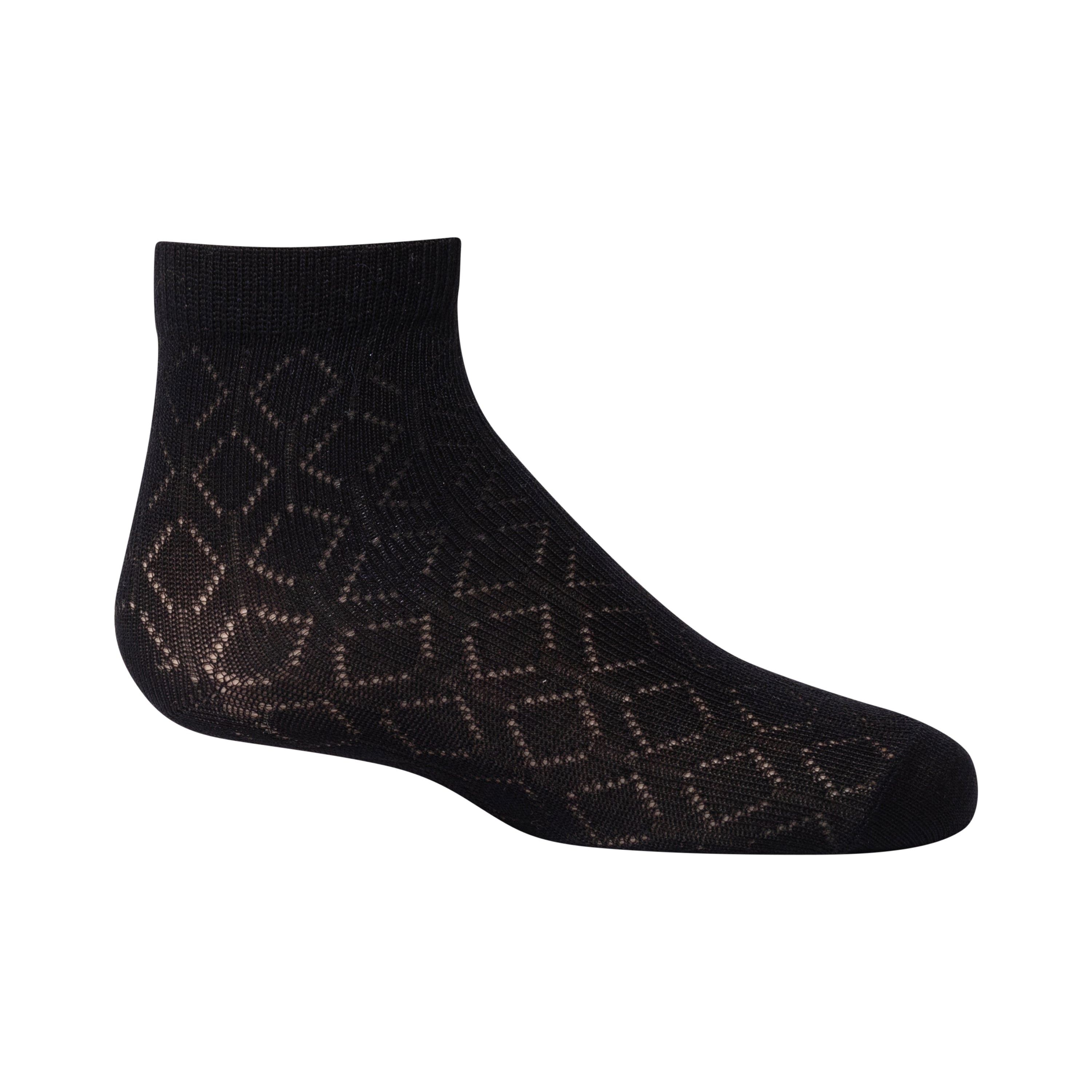 Modal Diamond Texture Ankle